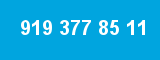 919 377 85 11